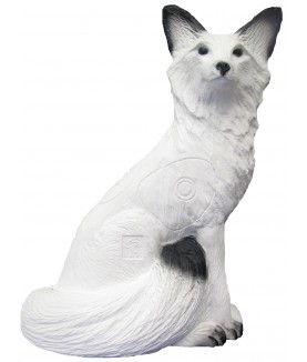 SRT - Cible 3D Renard assis blanc (white Fox)