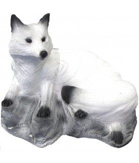 SRT - Cible 3D Renard couché blanc (white Fox bedded)